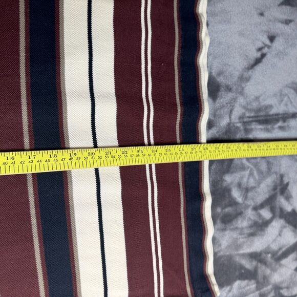 Todays Man Polo Rugby Long Sleeve Mens Size X-Large Striped Multi Color - Picture 3 of 6